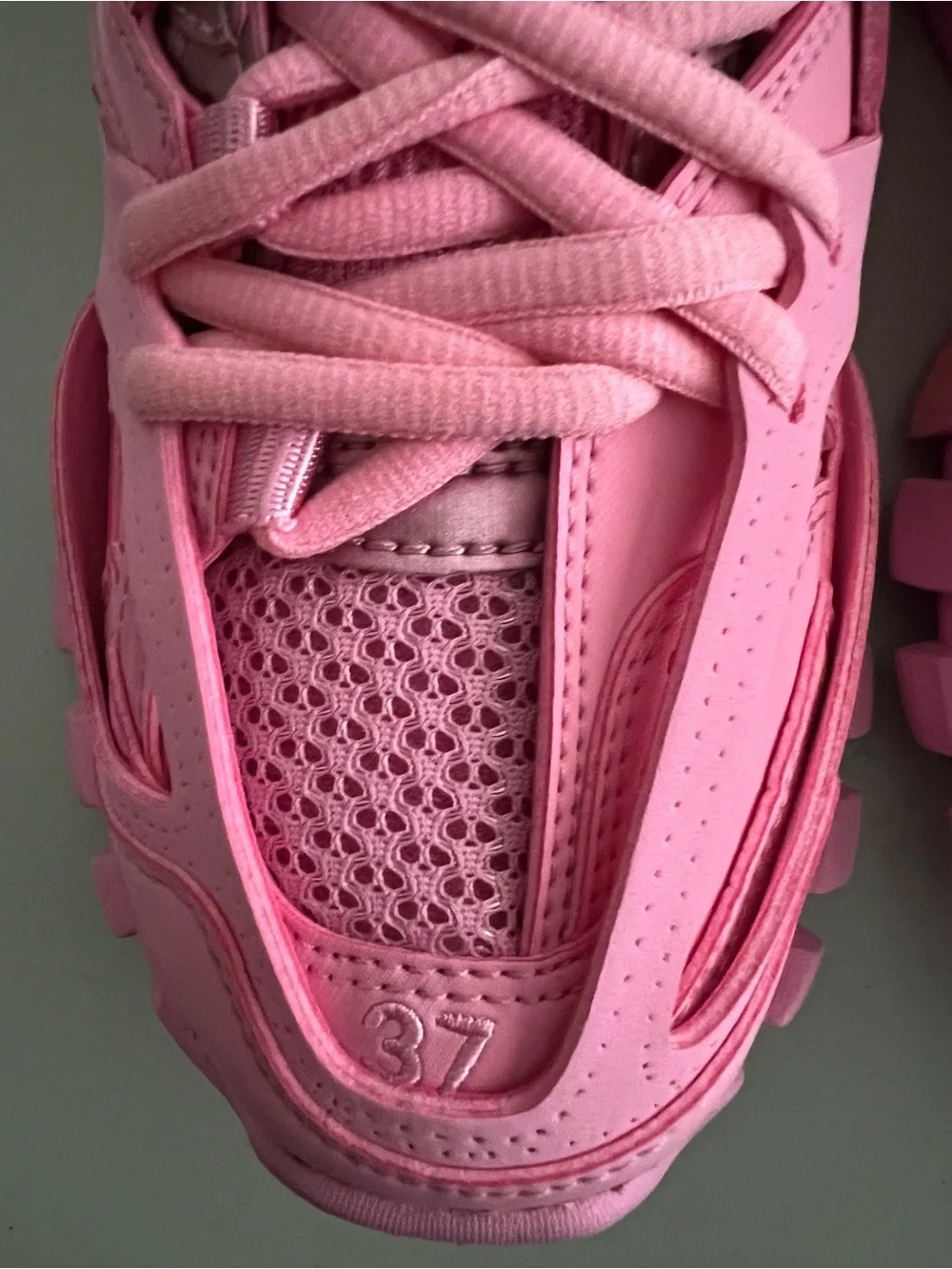 Balenciaga Pink Track Trainer Sneakers NEW EU37/US7
